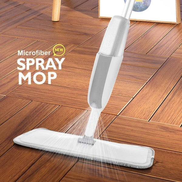 Mop & Broom Accessories Spray Mop With Reusable Microfiber Pads 360 Degree Metal Handle For Home Kitchen Laminate Wood Ceramic Tiles Floor Cleaning