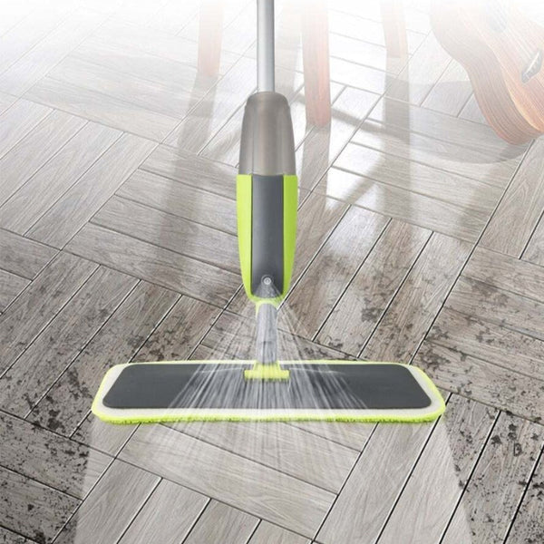 Mop & Broom Accessories Spray Mop With Reusable Microfiber Pads 360 Degree Metal Handle For Home Kitchen Laminate Wood Ceramic Tiles Floor Cleaning