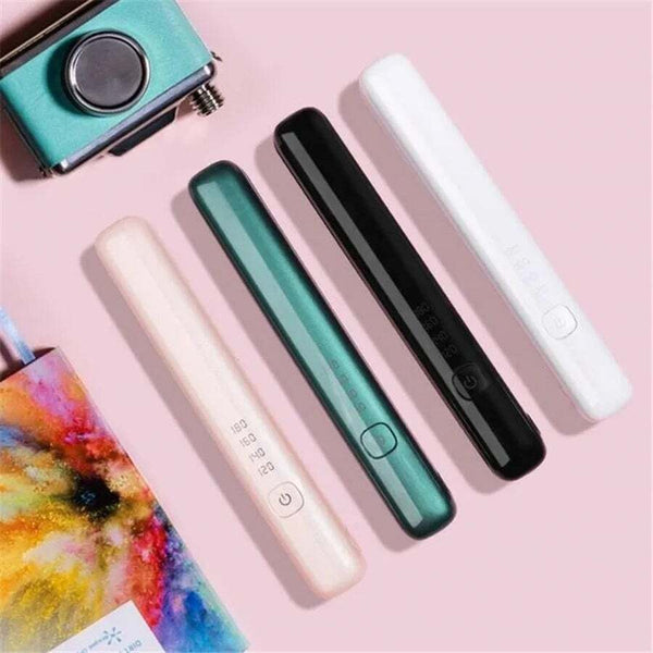 Rollers & Curlers Usb Rechargeable Portable Mini Wireless Curling Iron Hair Straightener Dual Purpose