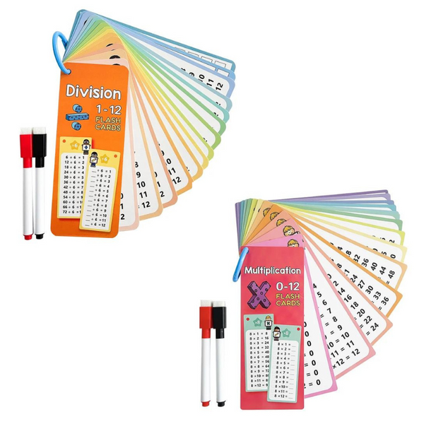 Educational Toys 0 12 Times Table Cards, Multiplication Charts, Self Check Math Learning Tool, Montessori Mathematical Training, Teaching Aids