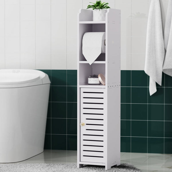 Bathroom Cabinets Artiss Bathroom Cabinet Toilet Roll Holder Tissue Organizer 3 Tier Floor