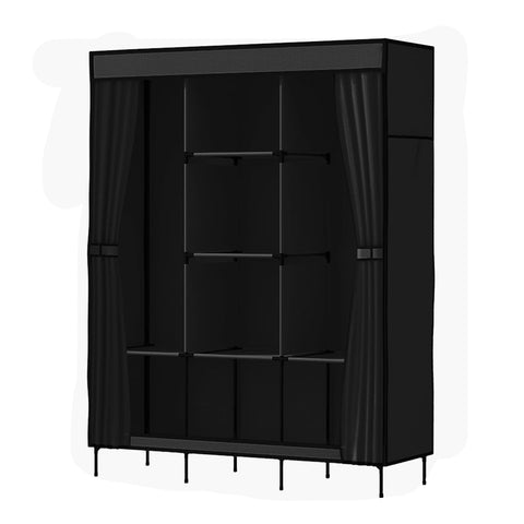 Wardrobes Artiss Large Portable Clothes Closet Wardrobe With Shelf