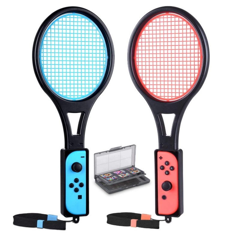 Controllers & Attachments Tennis Racket For Nintendo Switch Joy Con Controller Kingtop Twin Pack Game Mario Aces