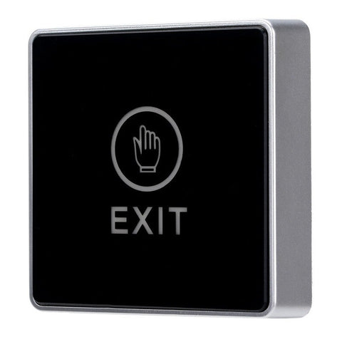 Door Touch Exit Release Button Switch With Led Backlight For Entry Access Control