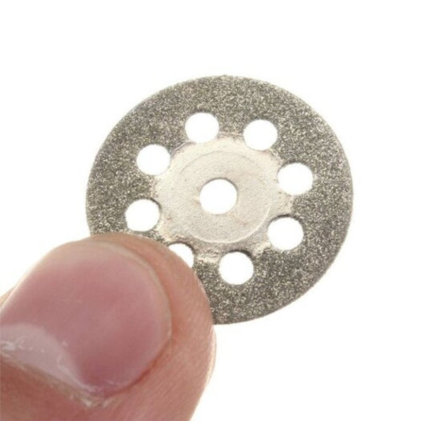 Diamond Blades Double Sided Diamond Cutting Discs 10 Pcs Silver 25Mm