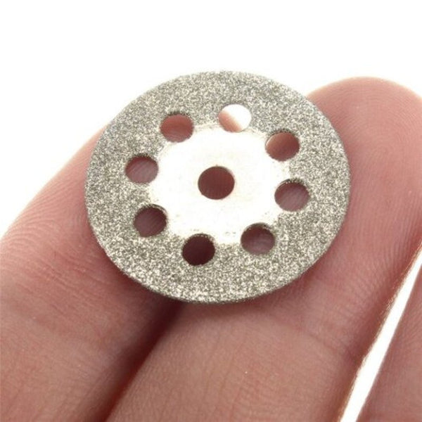 Diamond Blades Double Sided Diamond Cutting Discs 10 Pcs Silver 25Mm