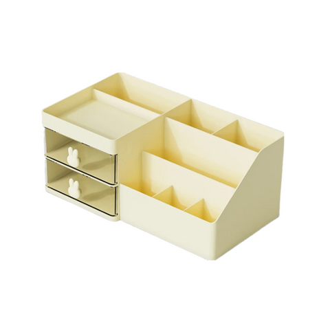 Storage Boxes Storage Box Yellow Large Capacity Makeup Drawer Organizer For Home And Office