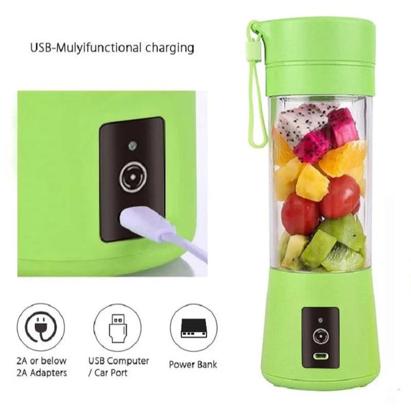 Juicers Mini Juicer Green 380Ml Usb Portable Blender Bottle Squeezer Extractor Machine