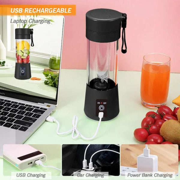 Juicers Mini Juicer Rose 380Ml Usb Portable Blender Bottle Squeezer Extractor Machine