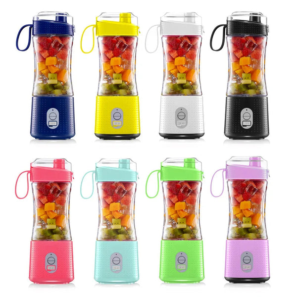 Juicers Mini Juicer Purple Portable Blender Rechargeable Bottle Shaker 380Ml