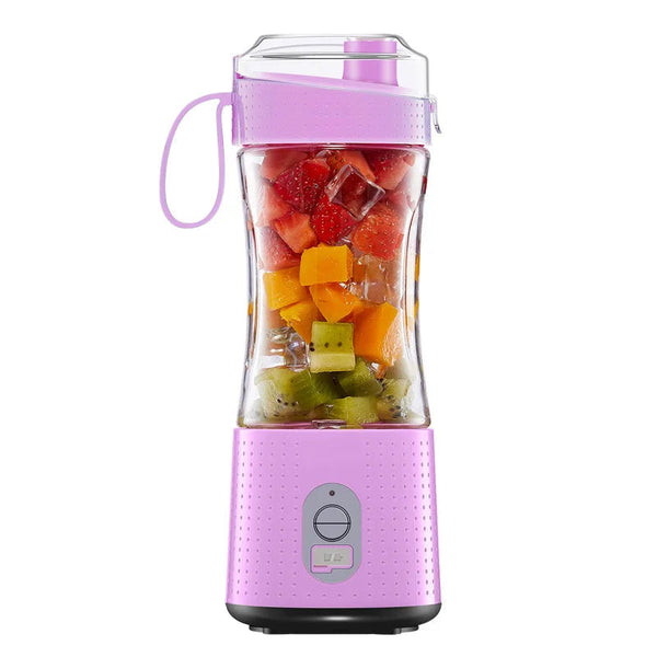 Juicers Mini Juicer Purple Wireless Portable Machine Bottle Squeezer Ice Blender