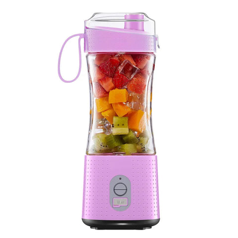 Juicers Mini Juicer Purple Wireless Portable Machine Bottle Squeezer Ice Blender