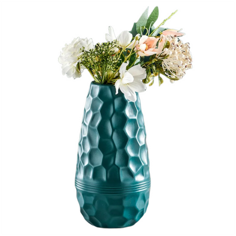 Vases Flower Vase Blue Large Meteorite Nordic Style Table Decor For Home And Garden