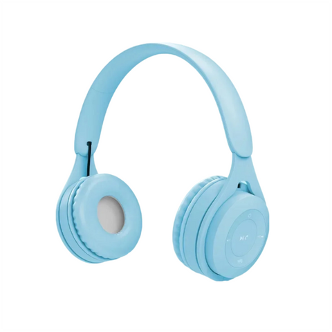 Headsets Headphone Blue Y08 Bluetooth Wireless Headset Over Ear For Mobile Accessories