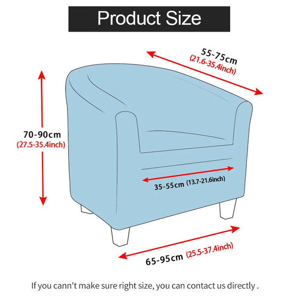 Slipcovers Sofa Cover Plain Dust Proof Chair Tub Slipcover Home Decor For Furniture Protection