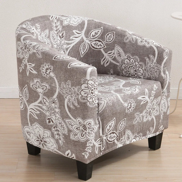 Slipcovers Sofa Cover Light Gray Bohemian Style Dust Proof Chair Tub Slipcover Home Decor