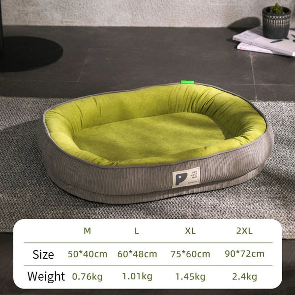 Pet Beds Pet Bed Apple Green Plush Cushion Mattress Couch Accessories