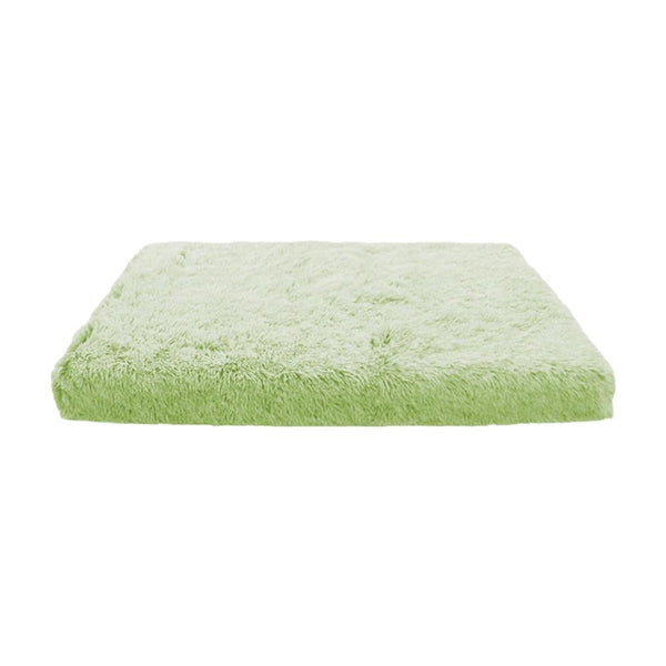 Pet Beds Pet Bed Light Green Removable Calming Soft Plush Cushion Mat