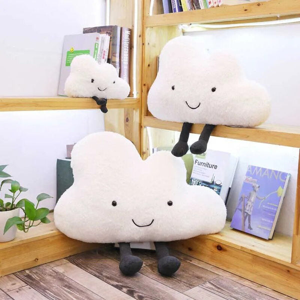 Cushions & Decorative Pillows Plush Cloud Shape Pillow With Legs Soft Cushion For Home Decor And Comfort