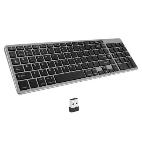 Keyboards & Keypads Bluetooth Keyboard Black Multi Purpose Dual Mode Rechargeable Computer Laptop Keys