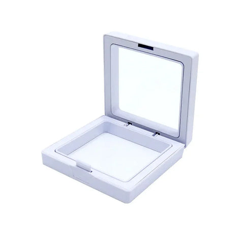 Jewellery Holders & Organisers Jewelry Storage 10 Piece White Set 3D Floating Display Case Holder For