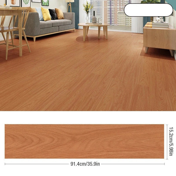 Wall Stickers 20 Pieces Vinyl Tile Red Walnut Stain Self Adhesive Waterproof Floor Stickers