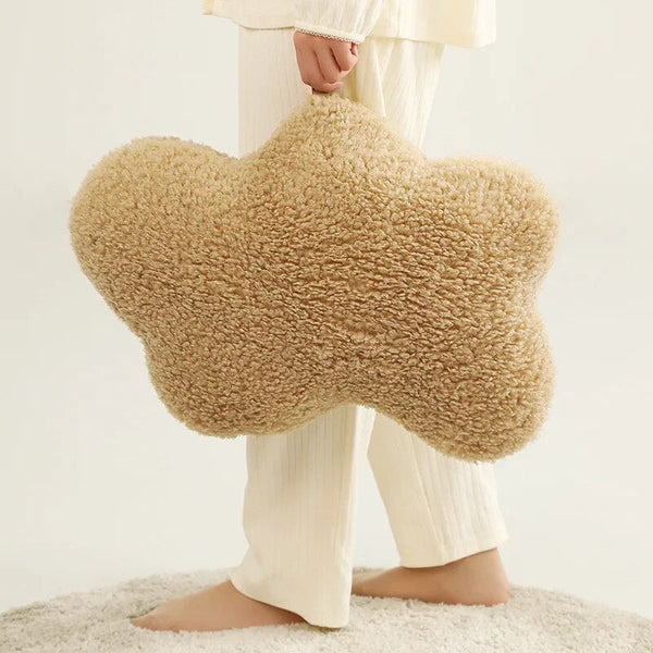 Cushions & Decorative Pillows Plush Pillow Brown Cloud Shape Stuffed Soft Seat Cushion Room Decor