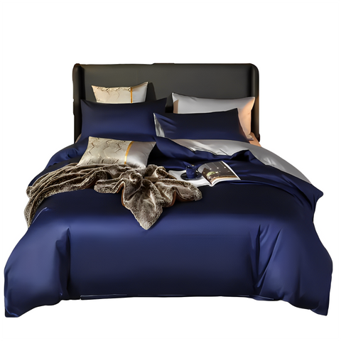 Single Bed Comforters Duvet Comforter Set Full Navy Blue Light Grey Egyptian Cotton Thick Blanket Bedspread