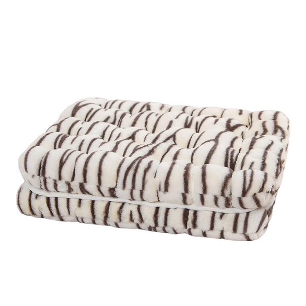 Cushions & Decorative Pillows Plush Pillow White Tiger Square Double Biscuit Shape Stuffed Soft Cushion