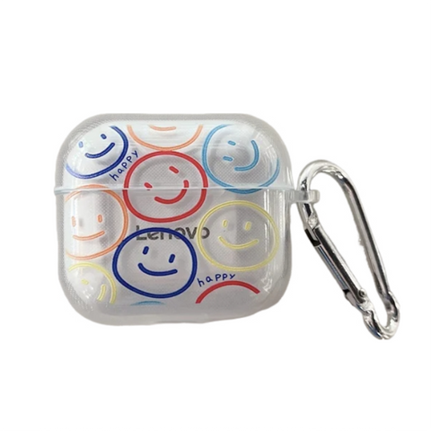 Earbud Cases Earphone Case Colored Smiles For Lenovo Lp40 Pro Tws Headphone Protective Charging Box