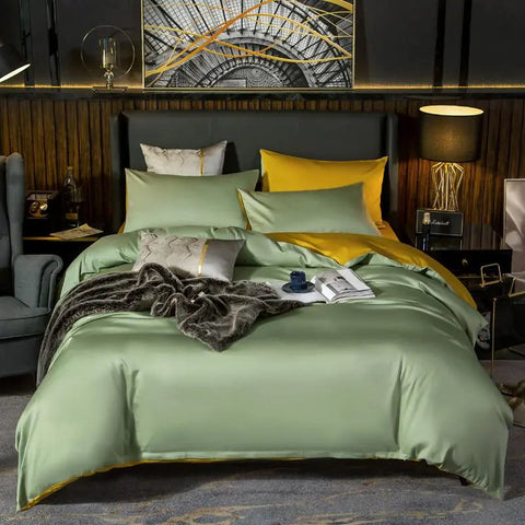 King Comforter Sets Duvet Comforter Set King Green Yellow Egyptian Cotton Thick Blanket Bedspread