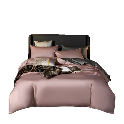 Double Bed Comforters Duvet Comforter Set Double Pink Deep Grey Egyptian Cotton Thick Blanket Bedspread