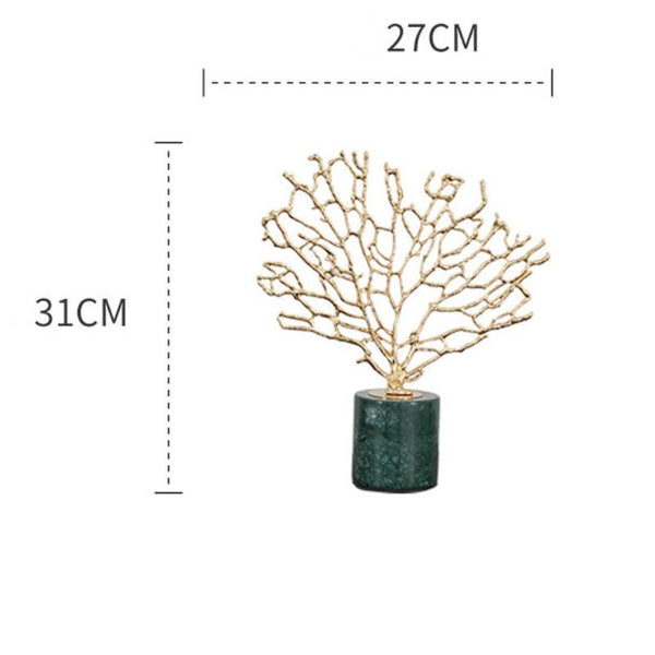 Tabletop & Shelf Décor 31Cm Tree Snowflake Tabletop Home Decor Metal Ornaments For Living Room Display