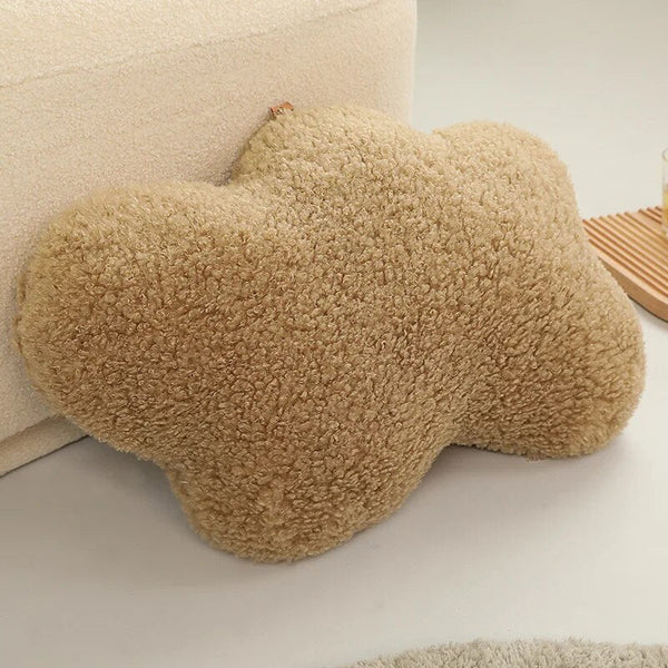 Cushions & Decorative Pillows Plush Pillow Brown Cloud Shape Stuffed Soft Seat Cushion Room Decor