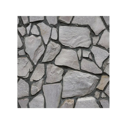 Wall Stickers 10Pcs Vinyl Tile Self Adhesive Broken Rock Pattern Waterproof Pvc