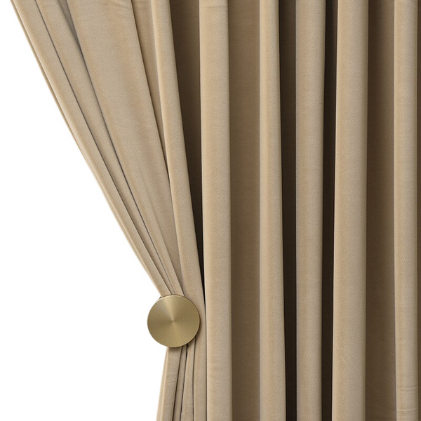 Curtains & Drapes 150 Centimetre Light Pawn High Quality Modern Velvet Blackout Curtains For Living Room Bedroom Dining Luxury Window Drape