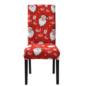 Slipcovers Chair Cover Red Santa Claus Ho Design Anti Dirt Elastic Material Dining Room