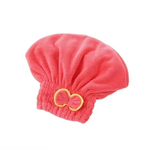 Towels & Washcloths Hair Bonnets Red Microfibre Quick Drying Bath Towels For Womens Shower Hat