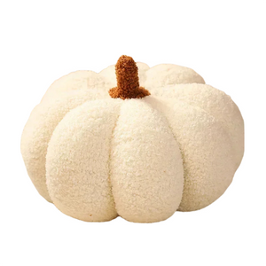 Cushions & Decorative Pillows Throw Pillows White Lamb Fleece Pumpkin Plush Toys For Home Decor 20Cm