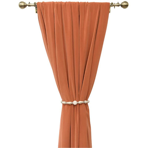 Curtains & Drapes 200Cm Orange High Quality Modern Velvet Blackout Curtains For Living Room Bedroom Dining