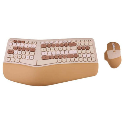 Keyboards & Keypads Bluetooth Keyboard And Mouse Combo Set Ergonomic Wireless Portable Device Soft Keys