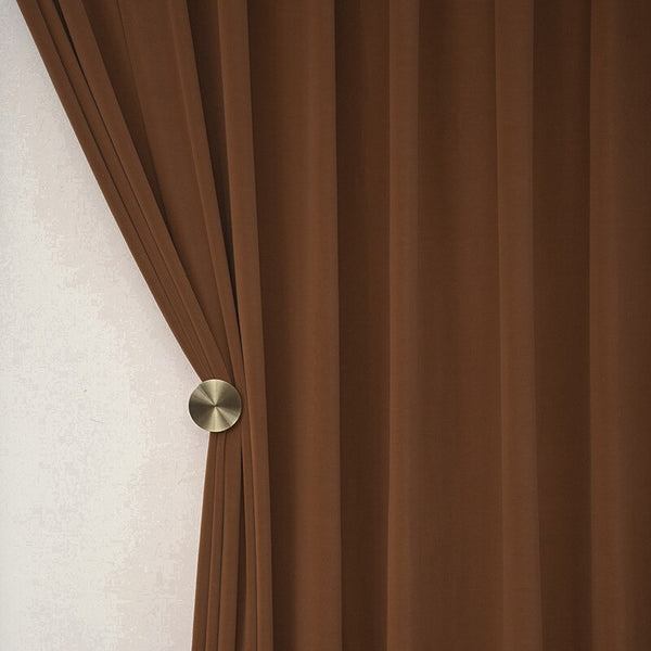 Curtains & Drapes 200Cm Mustard High Quality Modern Velvet Blackout Curtains For Living Room Bedroom Dining Window Drape