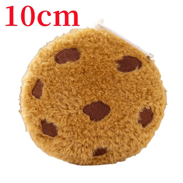 Cushions & Decorative Pillows Plush Pillow Light Brown Chocolate Cookies Biscuit Shape Stuffed Soft Cushion