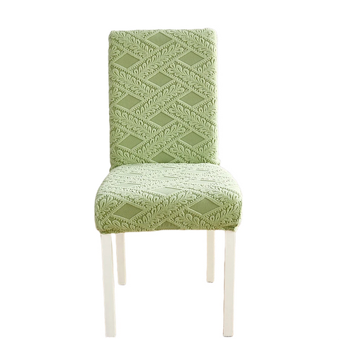 Slipcovers Chair Cover Green Knitted Veins Design Anti Dirt Elastic Material For