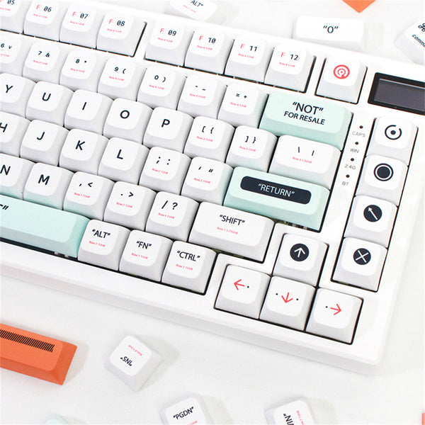 Keyboards & Keypads Keycap Keyboard Grey 141 Keys Plastic Dye Sublimation Mechanical Switches