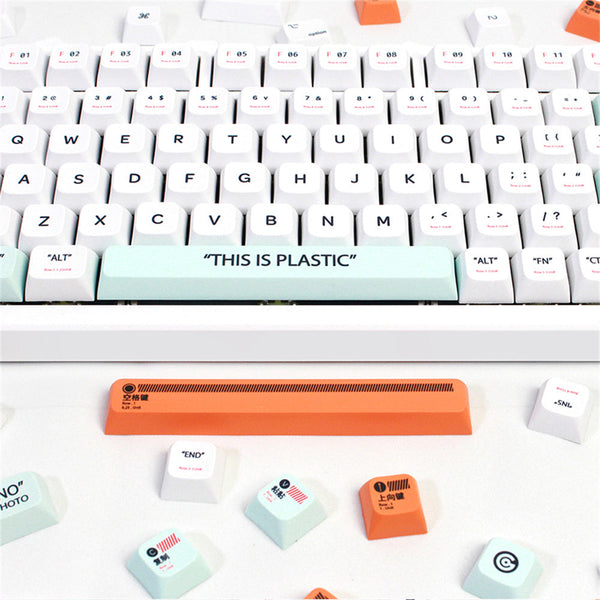 Keyboards & Keypads Keycap Keyboard Grey 141 Keys Plastic Dye Sublimation Mechanical Switches