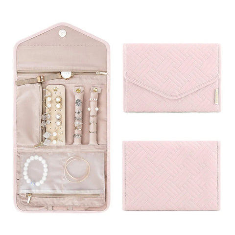 Jewellery Holders & Organisers Jewelry Foldable Case Small Portable Storage Bag For Earrings Rings Brooches