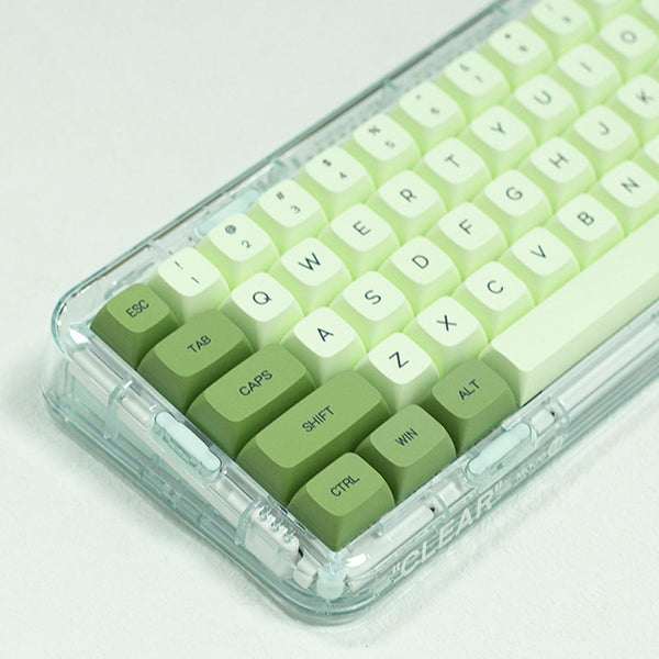 Keyboards & Keypads Keycap Keyboard Olive Green 124 Matcha English Dye Sublimation Switch Bag Pack