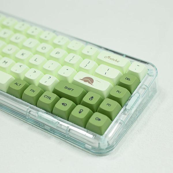 Keyboards & Keypads Keycap Keyboard Olive Green 124 Matcha Japanese Dye Sublimation Switch Box