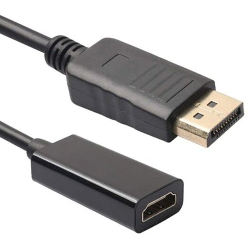 Monitor/AV Cables & Adapters Dp To Hdmi Practical Adapter Cable Black